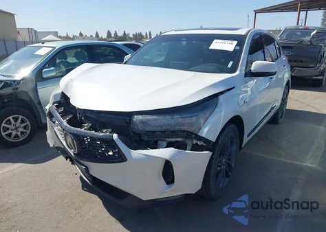 2022 Acura Rdx A-Spec z USA, uszkodzony, nr VIN 5J8TC1H67NL000314